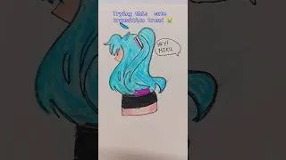 Thumbnail: Did Ii eat or no? 😮 🫢 #art #artist #cute #transition #anime #animegirl #drawing #sketch #youngartist