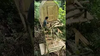 Thumbnail: How to make a tree house #shorts  #buildingcraft