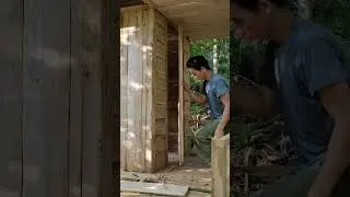 Thumbnail: Beautiful house in the forest  #bushcraft #buildingcraft #mountain #shorts