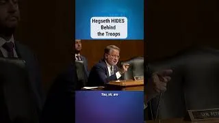 Thumbnail: Hegseth HIDES Behind the Troops