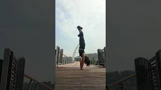 Thumbnail: #handstand #bridge #island #jeju #vacation #yoga #calisthenics #teacher #coach #movement #motivation