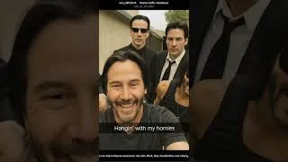 Thumbnail: Keanu Reeves hanging with Different Versions Of Himself. #shorts #shortsfeed