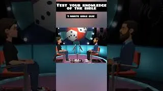 Thumbnail: ONE MINUTE BIBLE QUIZ (CHRISTIAN ANIMATION) #shortquiz #bible #gameplay#Christiangame#shorts