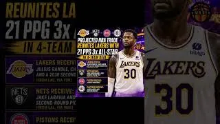 Thumbnail: Projected NBA Trade Reunites Lakers With 21 PPG 3x All-Star in 4-Team Deal