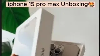 Thumbnail: unboxing iPhone 15 pro max 2023😍 #shorts #apple #iphone15promaxunboxing #trending #viral