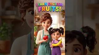 Thumbnail: Learn Fruits in English | Banana, Apple & Orange 🍌🍎🍊 #english
