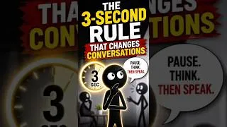 Thumbnail: The 3-Second Rule That Will Instantly Improve Every Conversation