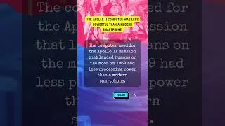 Thumbnail: Moon Landing Computer was Slower than... #moonlanding