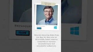 Thumbnail: When the Bill Gates stepped down.