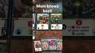 Thumbnail: Sometimes you have to trash a card from the hand. Mom would be disappointed.