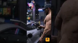 Thumbnail: GTA 6 GAS STATION LEAK ⛽🔥 This Hypercar Scene Looks INSANELY REAL! 🚘🌴 | GTA VI