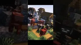 Thumbnail: Unleash the farmyard army! Minecraft #shorts