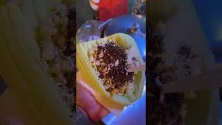 Thumbnail: Corn with crickets 🦗 🌽 in Oaxaca! #oaxaca #oaxacatravel #oaxacamexico #mexico #mexican #foodvlog
