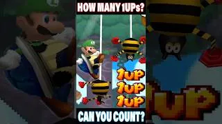 Thumbnail: How many 1UPs can you count? #shorts #mario #newsupermariobrosds #nintendo #supermario