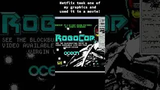 Thumbnail: ZX Spectrum Robocop in a MOVIE #gamedevelopment #retrogaming #pixelart