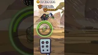 Thumbnail: Mind-Blowing! LONG JUMP strategy with BEAST! 🤯🚀 Hill Climb Racing 2 #shorts #racinggames