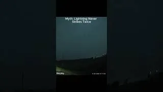 Thumbnail: Lightning is more likely to strike twice | June 16, 2026 #weather #storm #lightning