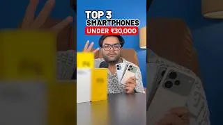Thumbnail: Top 3 Best Smartphones Under ₹30,000 🔥 Best Battery Phones 2026 ⚡