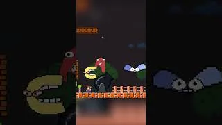 Thumbnail: Mario and Alphabet Lore (A - Z) vs Bowser in Maze Mayhem #shorts #mario #alphabetlore