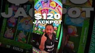 Thumbnail: $120 BUZZ SAW FOR THE JACKPOT ON HUFF N EVEN MORE PUFF #shorts #fyp #casino