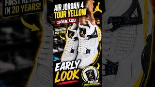 Thumbnail: EARLY LOOK 👀 2026 AIR JORDAN 4 'TOUR YELLOW' REVIEW