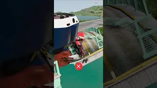 Thumbnail: Big & Small Cars vs Draw Bridge & Ship | BeamNG.Drive  #beamngdrive #shorts