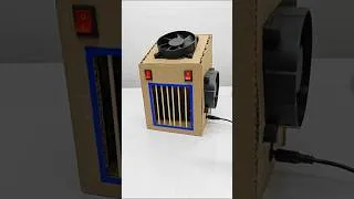 Thumbnail: How To Make Mini DC Motor Cooler With Cardboard || Air Cooler Science Project #shorts