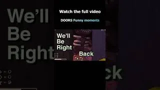 Thumbnail: #shorts ROBLOX Doors funny moment