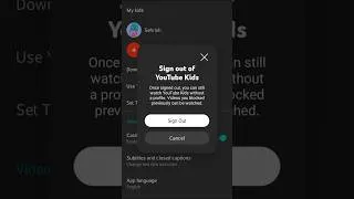 Thumbnail: How to Sign Out of Your Account in YouTube Kids App