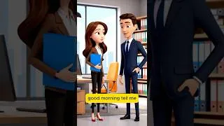 Thumbnail: Simple English Conversation for Asking Leave | Daily Office Dialogue for Beginners