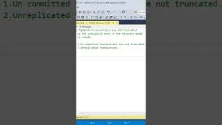Thumbnail: MS SQL DBA Interview Questions and Answers - Question 10