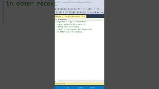Thumbnail: MS SQL DBA Interview Questions and Answers - Question 9