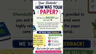 Thumbnail: biology paper #biology #fbisebiology #2026