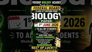 Thumbnail: #yousufbiologyacademy #biology