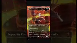 Thumbnail: Avatar Aang Alt art #mtg #magicthegathering #mtgarena #avatar #spoiler