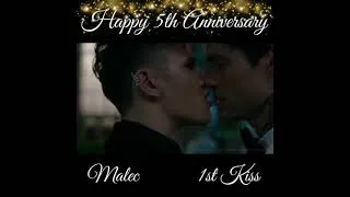 Thumbnail: Malec 5th Anniversary Kiss with kiss sound