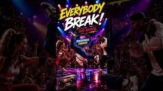 Thumbnail: 🕺 Everybody Break! 🔥 90s Eurodance Is BACK! | VHS Revival #Shorts