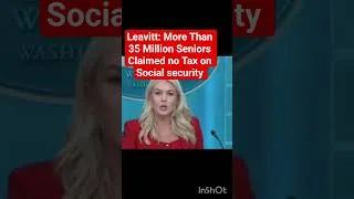 Thumbnail: Leavitt: More Than 35 Million Seniors Claimed no Tax on Social security #breakingnews #trending #usa