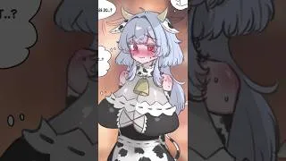 Thumbnail: Cow Girl Maids Talk About Boys (You) | Comic by MumiHime #waifu #anime #comicdub #art #shorts