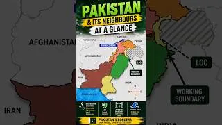 Thumbnail: Size, Area, border's length, LOC, Neighbours etc !  پاکستان کا اصل رقبہ کتنا ہے؟ حیران کن حقیقت