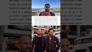 Thumbnail: Andrew Tate and Tristan Tates Yacht And Super Cars all exposed as RENTED #court #jail #trial