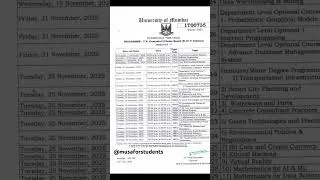 Thumbnail: 🚨 No Gap Between Exams! Students Struggle with MU Timetable 🚨 #mumbaiuniversity #musa #education