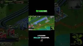 Thumbnail: Buy something! #funny #comedy #gaming #rollercoastertycoon #twitchstreamer