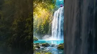 Thumbnail: 🍃 Tropical Paradise Waterfall | Soothing Water Sounds, Birds & Forest Ambience | 4K Relaxation