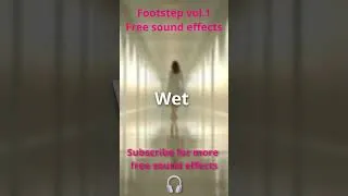 Thumbnail: Footstep Sound effect Vol 1 Track7 #soundeffects