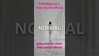 Thumbnail: Footstep Sound effect Vol 1 Track5 #soundeffects