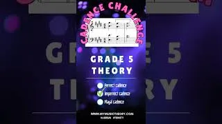 Thumbnail: Cadence Challenge!   Perfect | Imperfect | Plagal??? #cadence #abrsm #trinity #musictheory #2