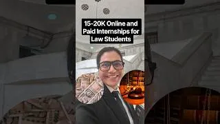 Thumbnail: Best online internship for law students #shorts