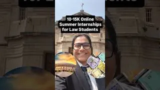 Thumbnail: Best internships for law students #shorts