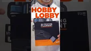 Thumbnail: Is Hobby Lobby's 3D Filament Any Good?